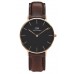 Daniel Wellington Classic Petite BRISTOL Watch RG 32mm Black_DW00100165